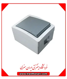 کلید تک پل بارانی روکار بهداد الکتریک کد 184