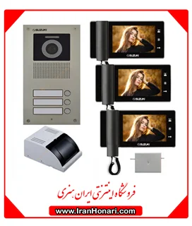 پکیج 3 واحدی آیفون تصویری سوزوکی 7 اینچ با حافظه SZ-727mb