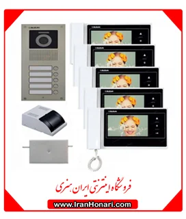 پکیج 5 واحدی آیفون تصویری سوزوکی 7 اینچ با حافظه مدل SZ-727m