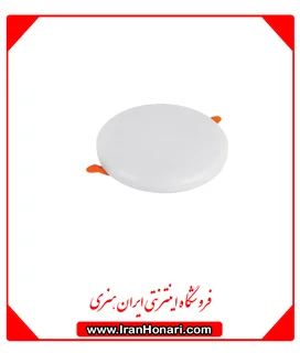 چراغ سقفی توکار 7 وات دایره مدل فولایت پارس شعاع