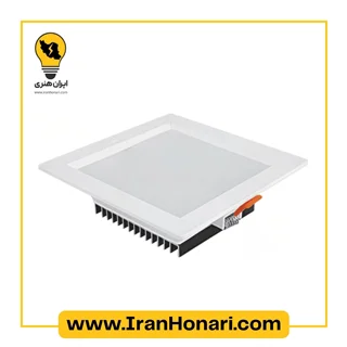 چراغ سقفی مربعی توکار 18 وات 15*15 سولاریس پارس شعاع