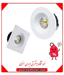 چراغ چشمی 3وات SMD مربع و دایره پارس شعاع